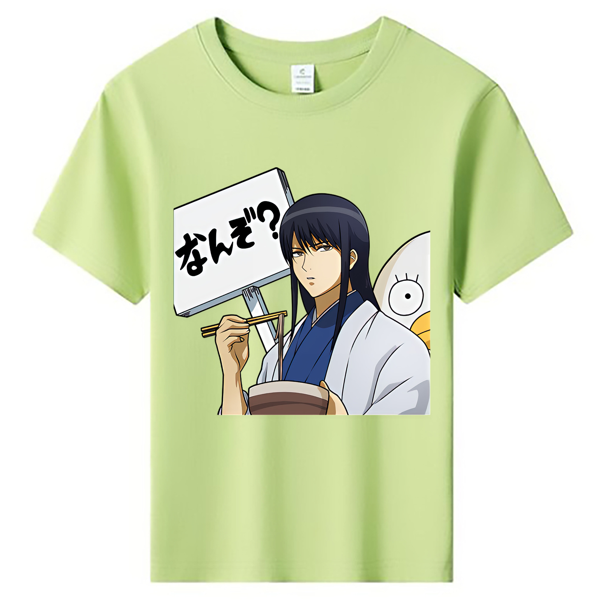 （画像用） ぎんたま 坂田銀時（さかたぎんとき） 神楽 志村新八（しむら しんぱち） GINTAMA Sakata Gintoki Kagura Shimura Shinpachi 綿100％キッズTシャツ（フロントプリント）